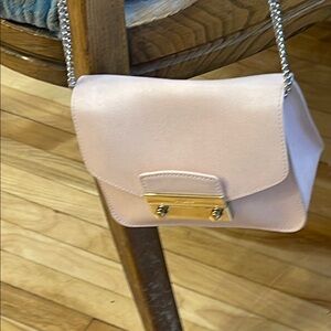 Furla Pink Crossbody Bag with Gold Hardware